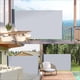thumbnail image 2 of Zimtown Toldo Lateral Retráctil Pantalla para Patio Impermeable Gris Claro 118" x 63", 2 of 6