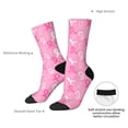 thumbnail image 6 of Honeii Breast Cancer Awareness (3) Print Adult Socks,Crew Socks,Casual Calf Socks,Daily Wear Socks for Men & Women, Perfect for Sports, Casual and Everyday Use, 6 of 6