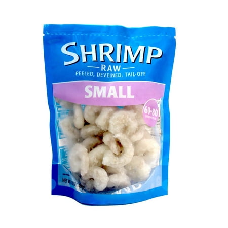 Frozen Small Raw Shrimp, Peeled and Deveined, 12 oz