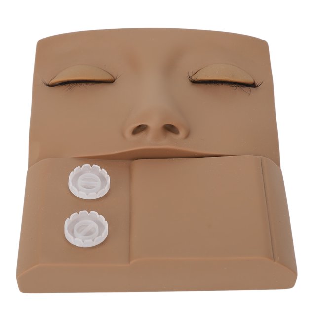 Lash Mannequin Tête, Cils Mannequin Tête, Cils Mannequin Tête Remplacement Cils Extension Pratique Maquillage Formation PVC pour Cils Pratique Maquillage