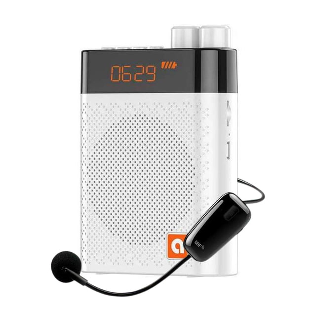 K7 Profesor De Megáfono Inalámbrico Uhf Que Enseña Orejeras Especiales Guía Para Exteriores Micrófono Para Colgar En La Cintura Micrófono De Alta Potencia Blanco Talla Única Noticed EL016527-01