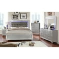 thumbnail image 3 of Furniture of America Amana Contemporary 5-Drawer Chest, Silver, 3 of 4