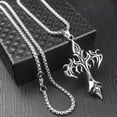 thumbnail image 4 of HOOUN Mens Unisex Gothic Cross Pendant Necklace Punk Rock Biker Jewelry Box Chain 24", 4 of 4