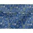 thumbnail image 4 of oneOone Viscose Jersey Fabric Stripe & Square Geometric Print Fabric By The Yard 60 Inch Wide, 4 of 5