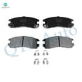 thumbnail image 5 of Set of 16 Front 303mm-Rear 278mm Drilled Slotted Brake Disc Rotors-Wheel Hub Bearing Assembly-Ceramic Brake Pad Kit For 2000 2001 Chevrolet Impala, 5 of 10