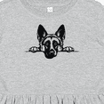 thumbnail image 4 of Inktastic Peeking German Shepherd Girls Toddler Dress, 4 of 5