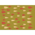thumbnail image 1 of Ahgly Company Indoor Rectangle Patterned Bee Yellow Area Rugs, 5' x 8', 1 of 6