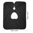 thumbnail image 4 of Unique Bargains 1 Pce Cape de Coiffeur Imperméable Transparente pour Coupe de Cheveux Noir, 4 of 6