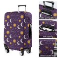 thumbnail image 5 of Purple Sun Moon Cloud Star Pattern Luggage Cover Fashion Suitcase Cover Baggage Covers Fit 25-28 Inch Luggage (Go Travel), 5 of 5