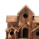 thumbnail image 3 of Casas de Pájaros de Madera, Suministros de Decoración, de Pájaros Grandes Naturales, Jaula Colgante para Pájaros para Césped Al Aire Libre, Ven DYNWAVEMX Casa de los pájaros, 3 of 3
