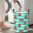 thumbnail image 6 of KLL Octopuses Waterproof Foldable Laundry Hamper Bucket with Handles for Storage Bin,Kids Room,Home Organizer (Small ), 6 of 7