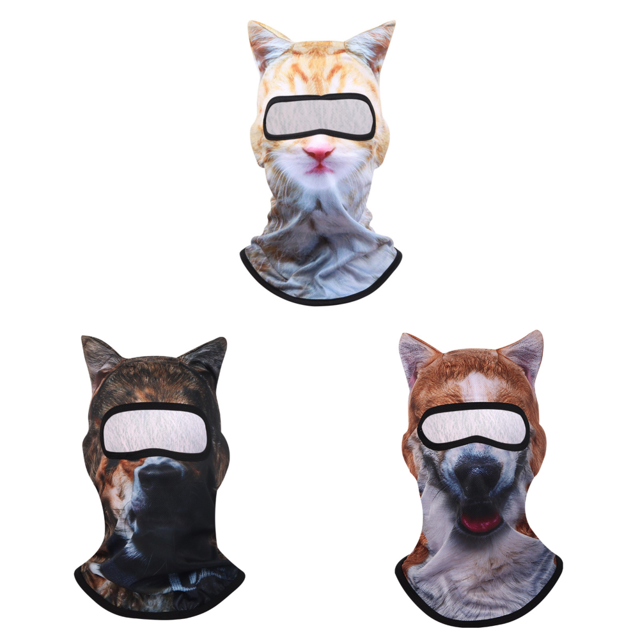 Balaclava Animal 3d Con Orejas Snowboard en Ciclismo (2)