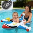 thumbnail image 6 of Baby Inflatable Pool Float Swimming Float Boat with Steering Wheel Horn for Kids Toddlers Age 1-4 Boys Girls Inflatable Ride-ons Summer Pool Swim Ring Beach Supplies Baby Float, 6 of 7