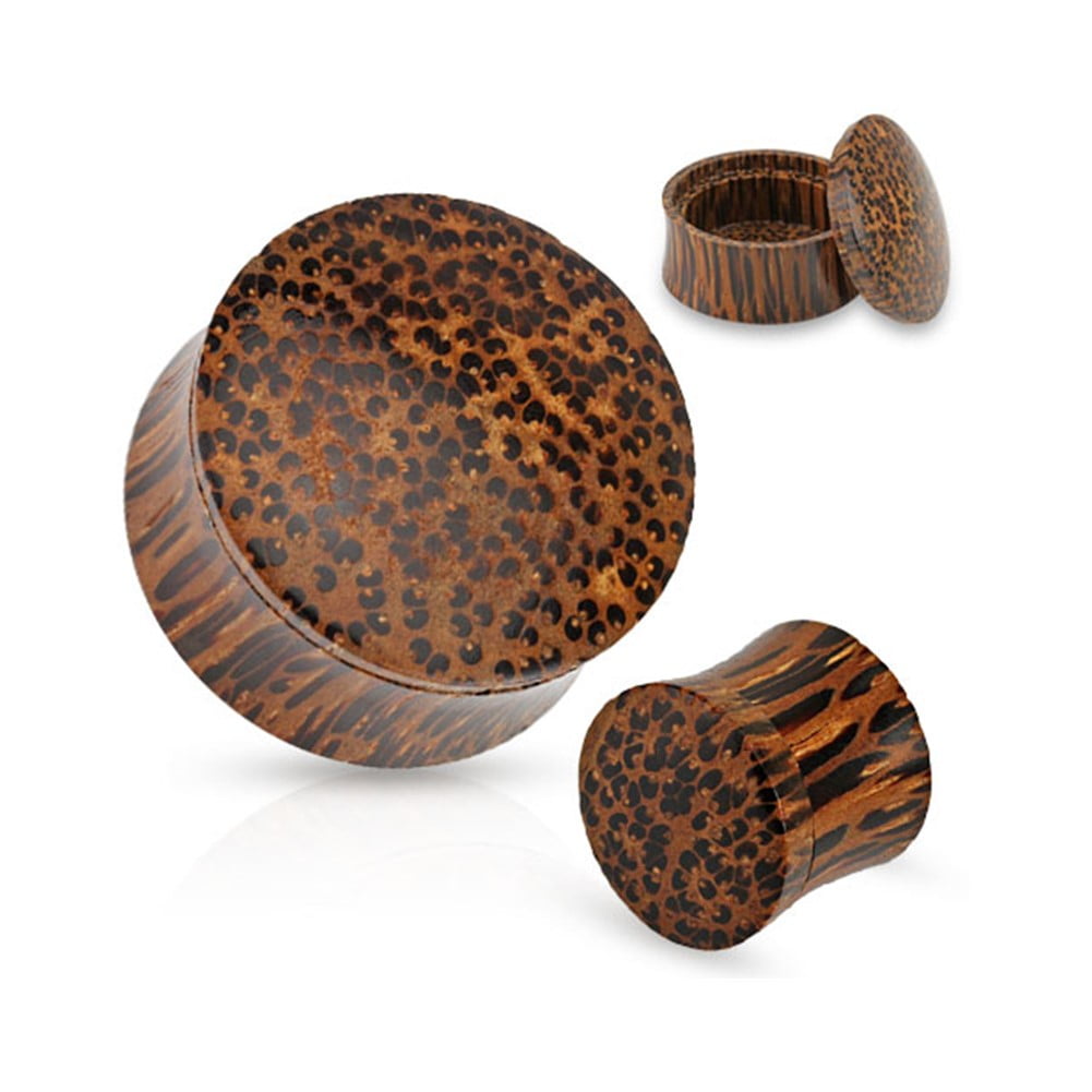 Pair Of Stash Organic Coconut Wood Plugs,Gauge (Thickness)5/8" (16Mm