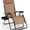 Beige., variant on HarmonyStrings  Folding Reclining Lounge Chair, Outdoor Zero Gravity Recliner W/Side Tray & Detachable Headrest Pillow, Heavy-Duty Steel Frame, Reclining Folding Chair-Beige Set of 1