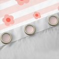 thumbnail image 4 of Homewish Teens Vintage Flowers Black Out Curtains,Spring Garden Curtains Pack of 2 (42x63 Each),Geometric Stripes Bedroom Curtains,Breathable Home Decor, 4 of 6