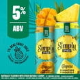 thumbnail image 2 of Simply Spiked Tropical Variety Pack 12 Pack, 12 fl oz Cans, 5.0% ABV, 2 of 10