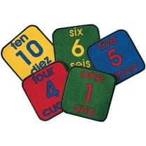 Carpets For Kids  Bilingual Number Squares - Set of 10