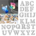 thumbnail image 4 of lanema Silicone Keychain Moulds Pendant Molds Letter Shaped Hand-Making Jewelry Tools Pendant Moulds for Keychain Keyrings, 4 of 21