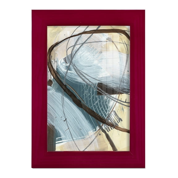 Winding Around II - Framed Print w/glass - Cherry Red