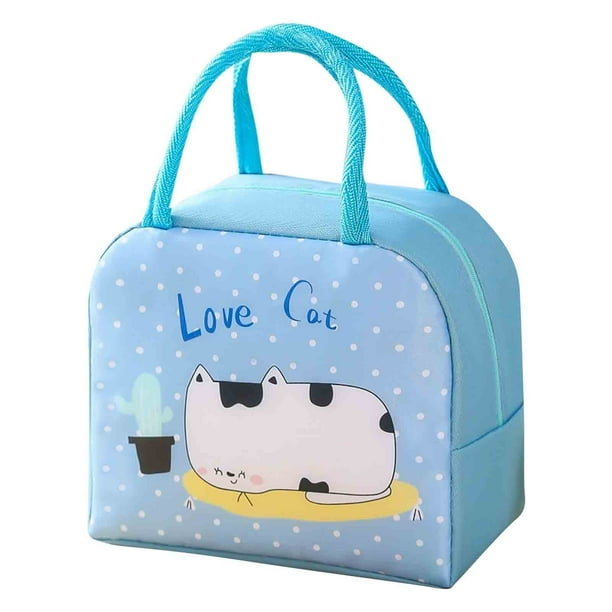 Lonchera, Cajas Bento, Bolsa para lonchera, Bolsa con aislamiento de papel de aluminio, Bolsa bento para el trabajo de estudiantes, Bolsa para el almuerzo para niños, Bolsa de comida, Bolsa con aislam