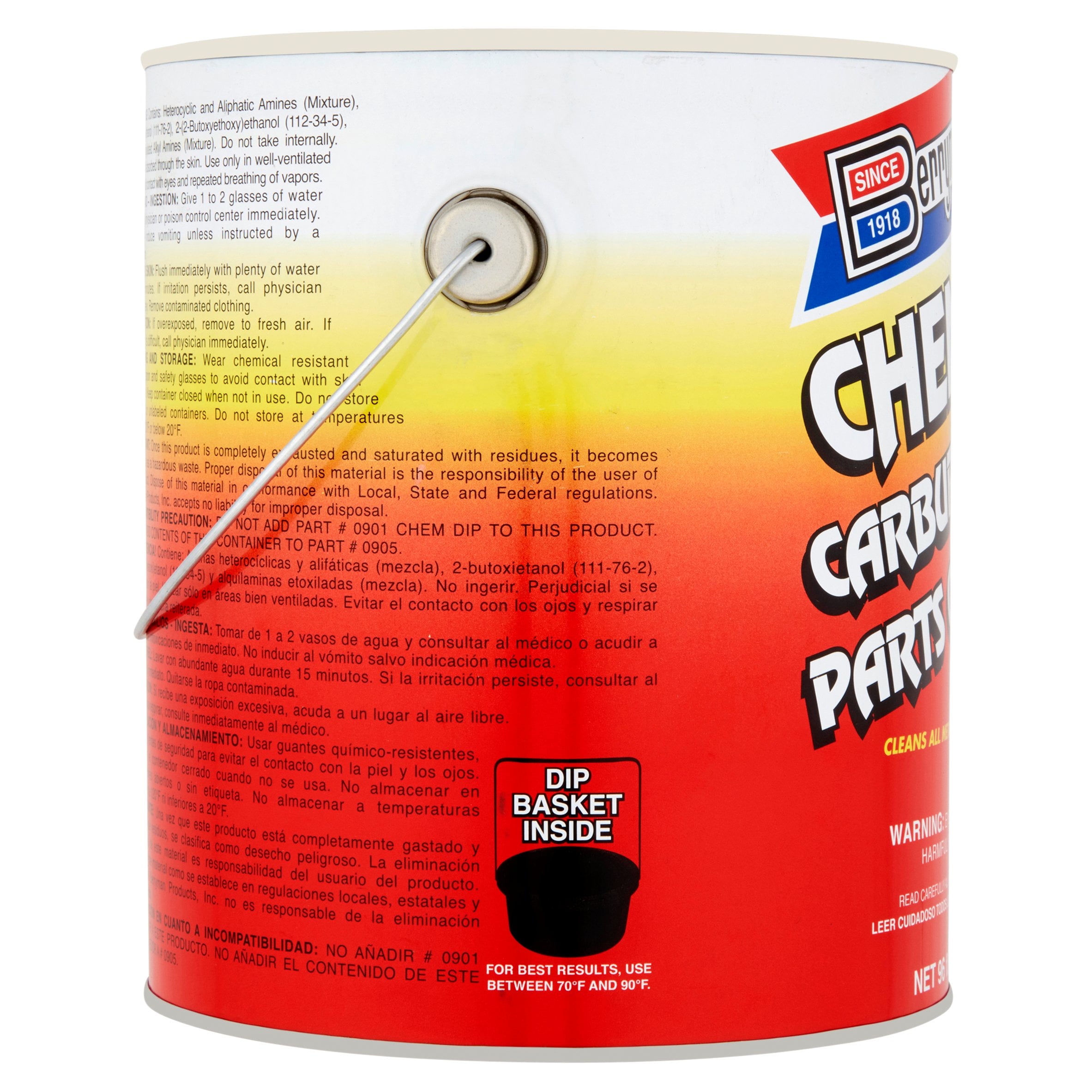 Buy Berryman Chem-Dip 0905 Professional Parts Cleaner, 5 gal, Liquid  Amber/Clear/Hazy/Yellow