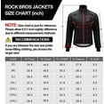 thumbnail image 6 of ROCKBROS Cycling Jacket Men Women Thermal Fleece Coat Windproof Jacket Running Biking Hiking M, 6 of 6
