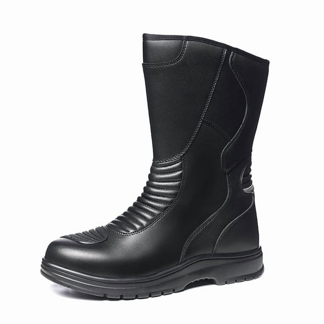 Botas de moto elegantes: diseño clásico, cómodas y transpirables, adecuadas tanto para desplazamientos diarios como para conducción informal.,Negro,36