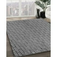 thumbnail image 2 of Ahgly Company Indoor Round Patterned Carbon Gray Area Rugs, 8' Round, 2 of 6