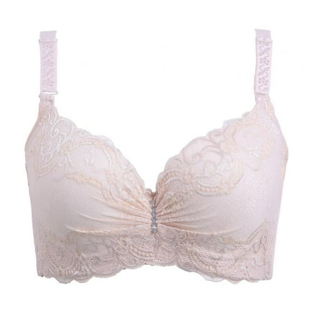

Spdoo Lace Sexy Bras for Women Adjusted Plus Size Gather Thin Ladies Underwear Color 36
