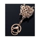 thumbnail image 2 of Llavero - Oro 3D Sparkling Charm Rhinestones Moda elegante Aleación de metal Durable Llavero Bling Crystal Jewelry Accesorio con cierre, 2 of 5