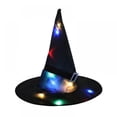 thumbnail image 1 of PENGXIANG 2 Pack Halloween Decorations Witch Hat Lights Halloween LED Hanging Lighted Glowing Witch Hats String Lights Battery Operated  Halloween Decor for Outdoor Indoor Yard Tree Garde, 1 of 6