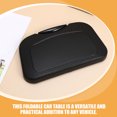 thumbnail image 3 of OUNONA 2pcs Vehicle Dining Table Plastic Black Foldable Storage For Outdoor Picnics, 3 of 7