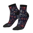 thumbnail image 2 of Bingfone Thanksgiving Design Patterned Men'S Women'S Casual Cotton Socks, 2 of 9