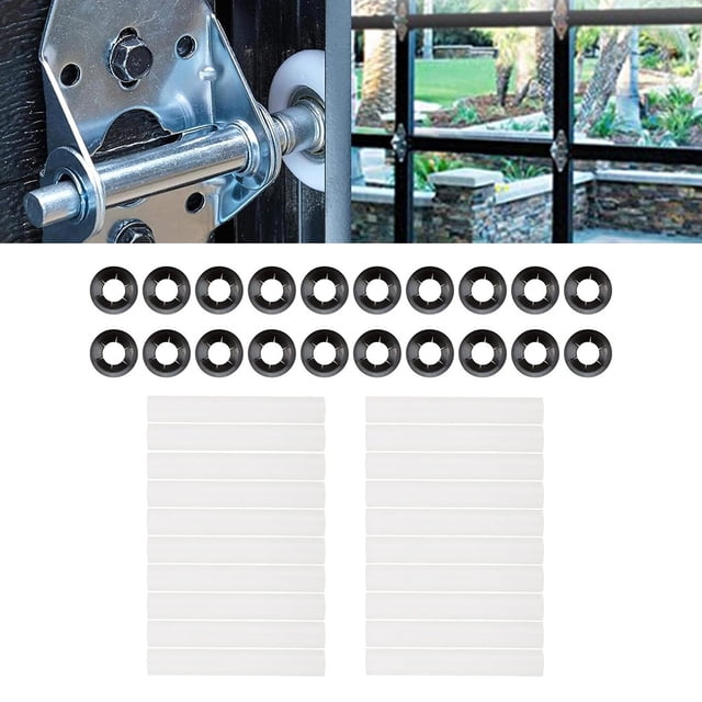 20 Pcs 80Mm Charnière de Porte de Garage Manchons Roulements de Précision Outil