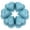 Blue, variant on Silicone Heart Cake Mold Set (2 Pcs) - Large Fluted Ring Cake Pan 6-Cavity Muffin Chocolate Tray - Non-Stick Baking Supplies for Mousse, Jello, Soap