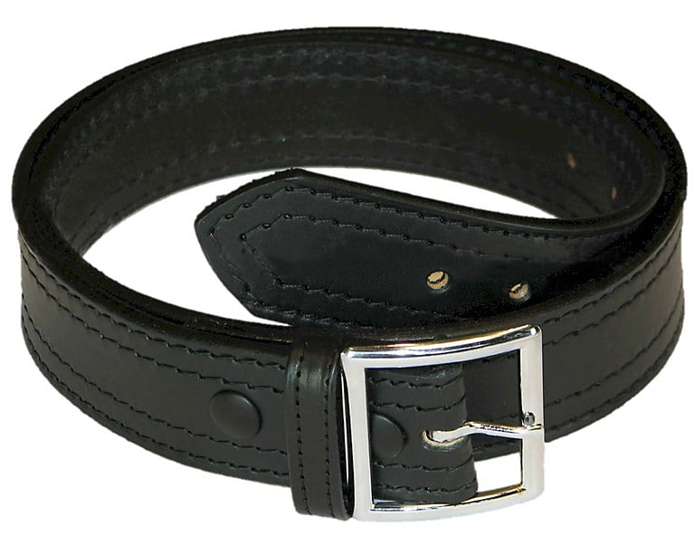 Boston Leather 6605 3 40 Black BW Value Line Nickel Garrison Belt 1.75" 40" 
