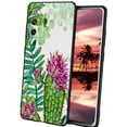 thumbnail image 1 of Cactus-watercolor-119 Phone Case, Degined for Samsung Galaxy S20 Case Men Women, Flexible Silicone Shockproof Case for Samsung Galaxy S20, 1 of 1