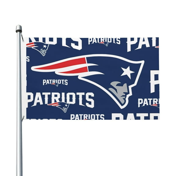 New_England Team Double Sided Flag 3x5ft Garden Hanging Flag Match Support Flag American Football Fan Home Decor Flag Football Fan Gift