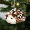 thumbnail image 7 of 1 Pcs Woodland Animal Xmas Ornaments,Lifelike Forest Animal Figurines,Animals Christmas Tree Ornaments,2D Acrylic Christmas Tree Decoration,Animal Xmas Hanging Ornament For Christmas Tree,D, 7 of 7