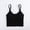 Black, variant on Women's Bra Wire Free Underwear OnePiece Bra Everyday Underwear Wrap Chest without Steel Ring Bras