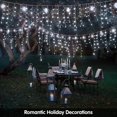 thumbnail image 2 of Luces solares navideñas KiflyTooin, 320 LED, 9 m, 60 gotas, color blanco, 2 of 7