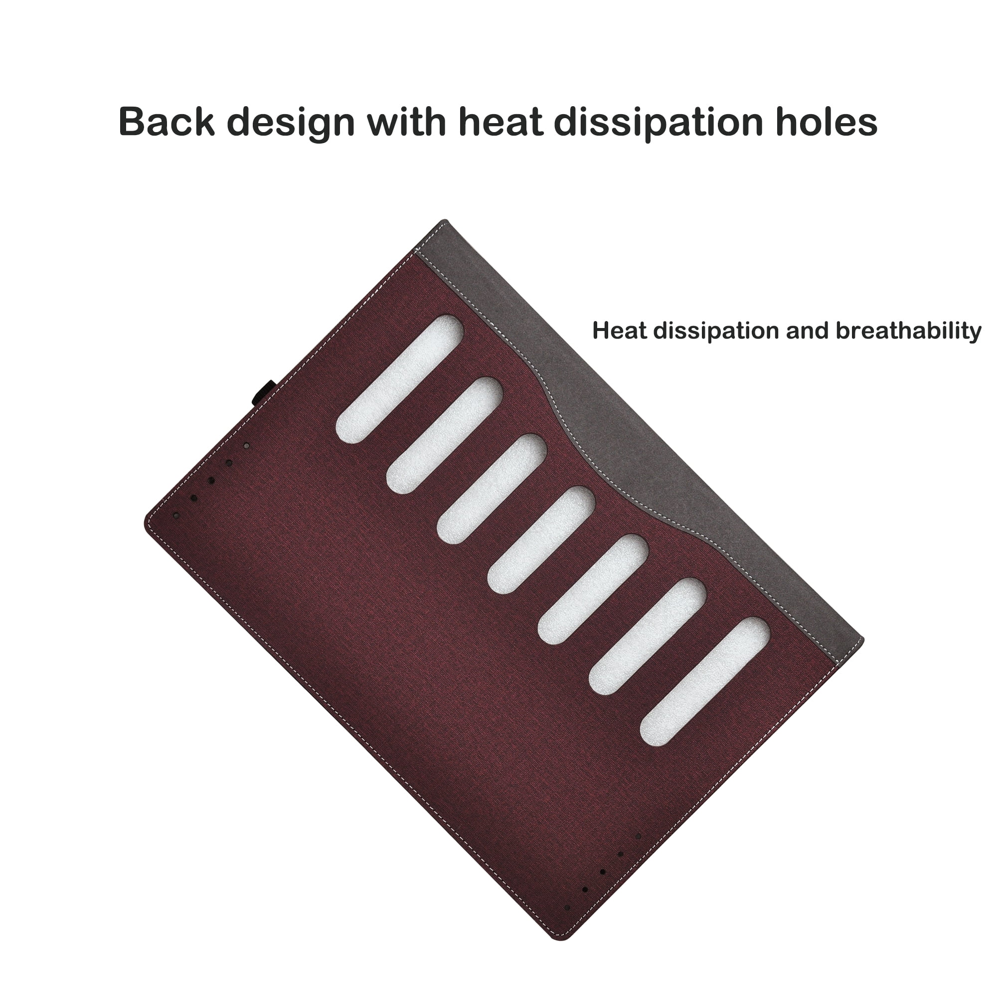 Case Cover for 16.1 inch HP OMEN Gaming Laptop 16z-xd/xf 16-xf/wf 16t-wf & Victus 16-s/r 16t-s/r 16-d Sleeve Bag,Detachable PU Leather Notebook Protective Sleeve