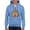 Carolina Blue, variant on Tiki-Face Funny Tribal Design Youth's Hoodie