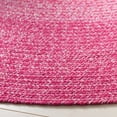 thumbnail image 3 of SAFAVIEH Cape Cod Richmal Geometric Cotton Area Rug, Red/Pink, 4' x 4' Round, 3 of 7