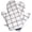 White Lattice, variant on Dalrosia Cotton Oven Mitts Heat Resistant Non-Slip Kitchen Mitts with Soft Quilted Liner for Cooking Pot Holder, BBQ, Grilling, Microwave, Oven and Baking Gloves