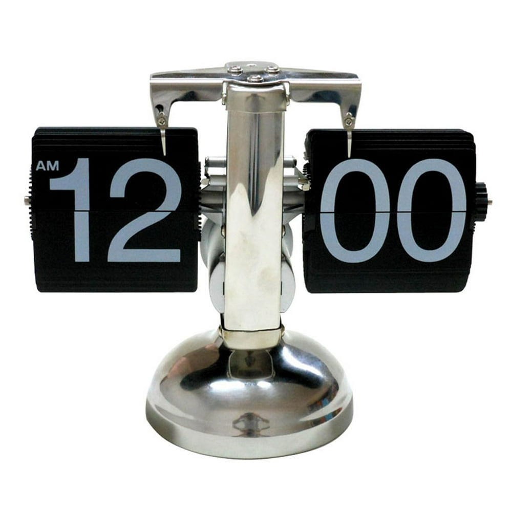 Retro Flip Down Clock Internal Gear Operated