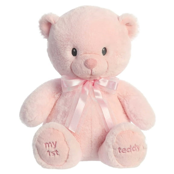 ebba - Large My First Teddy - 14" Pink - Adorable Baby Stuffed Animal