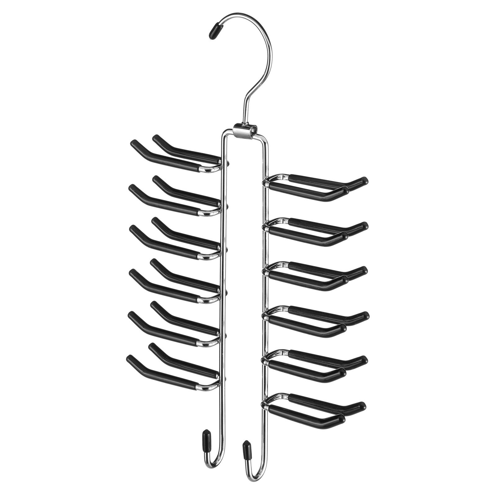 Whitmor Swivel Tie Hanger W/Belt Hooks Chrome/Black - image 2 of 2