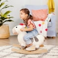 thumbnail image 7 of Battat Rockin' Zebra White Animal Rocking Toy with Wooden Handle, Baby and Toddler Toys, 7 of 7